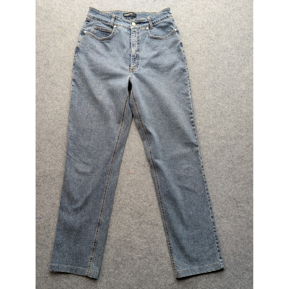 Cambio Women's Jeans Straight Leg Light Wash Size 12